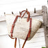 Woven Palm Backpack - Sustainable Market Bag